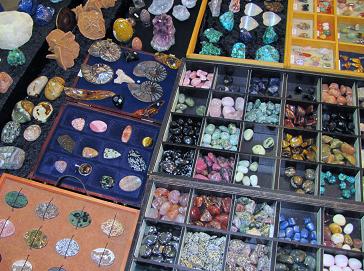 edelstenen en mineralen kunstbeurs