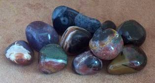 edelstenen en mineralen getrommelde sardonyx